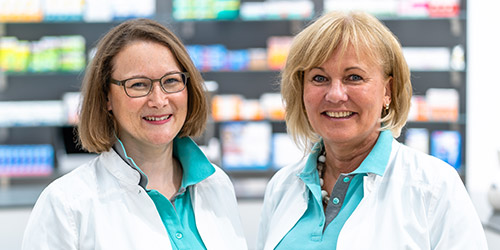 Das Team der Hasen-Apotheke im Evers